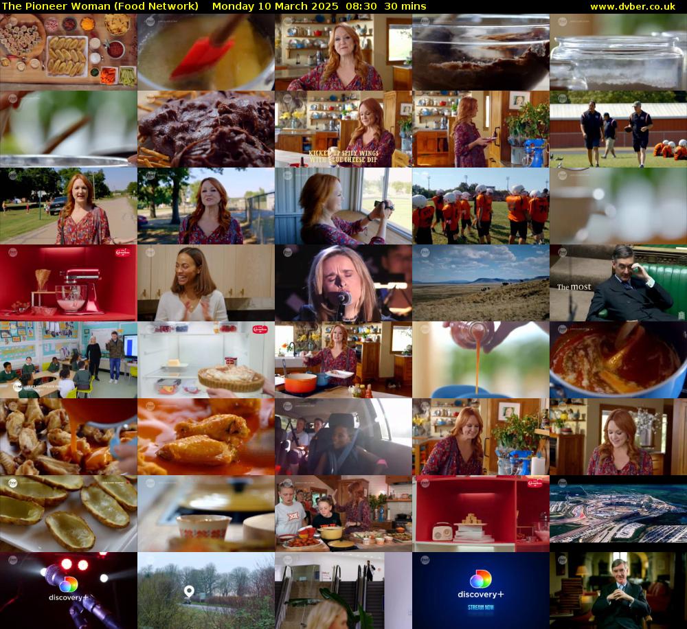 The Pioneer Woman (Food Network) Monday 10 March 2025 08:30 - 09:00