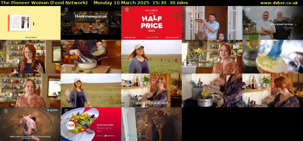 The Pioneer Woman (Food Network) Monday 10 March 2025 15:30 - 16:00