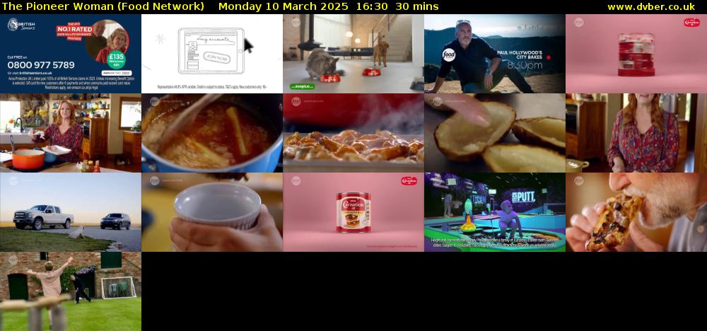The Pioneer Woman (Food Network) Monday 10 March 2025 16:30 - 17:00