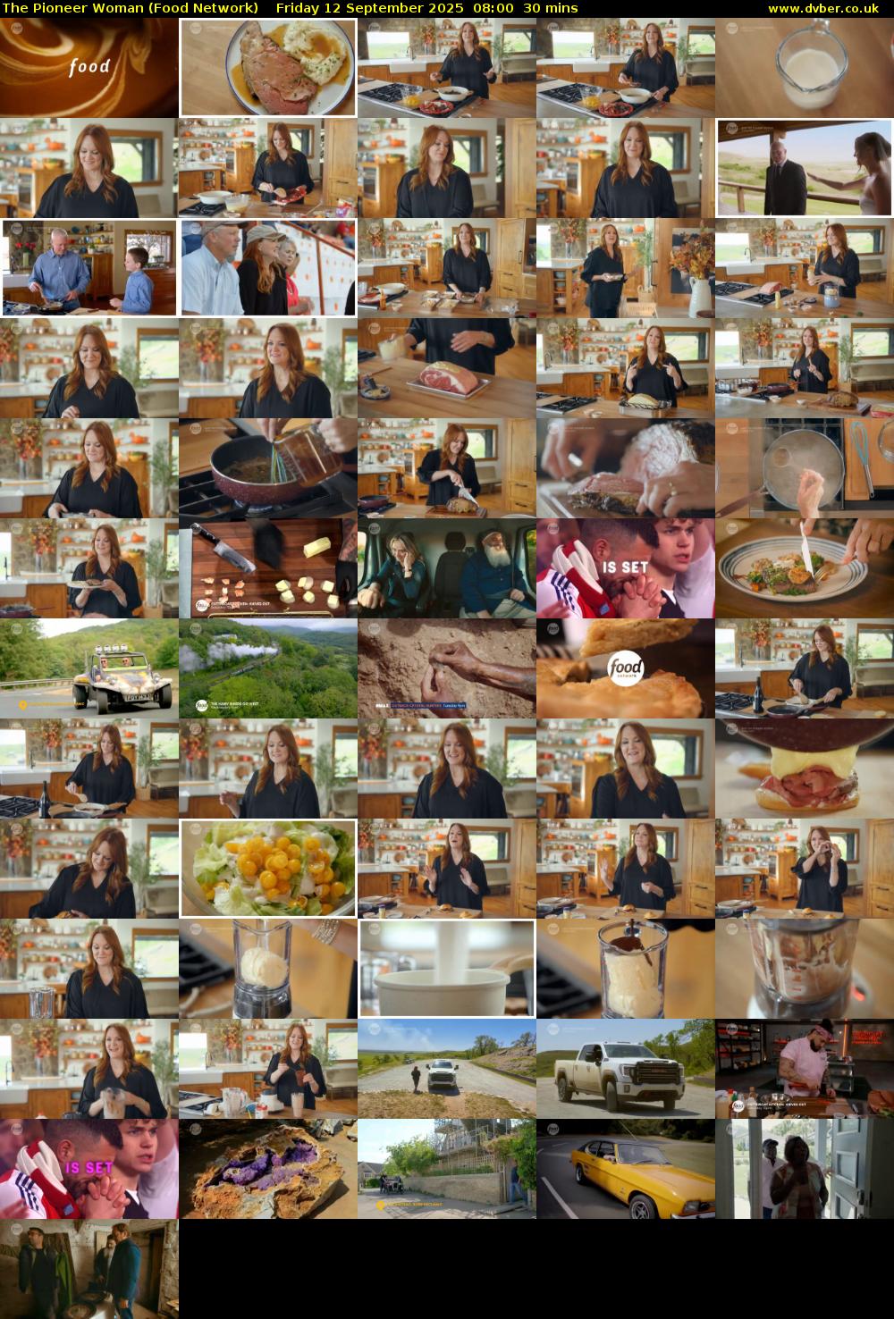 The Pioneer Woman (Food Network) Friday 12 September 2025 08:00 - 08:30