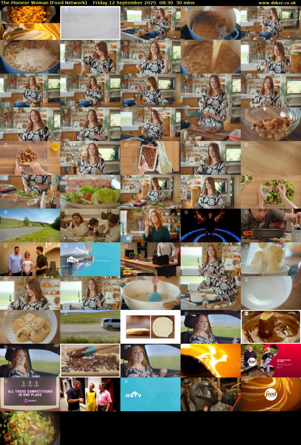 The Pioneer Woman (Food Network) Friday 12 September 2025 08:30 - 09:00