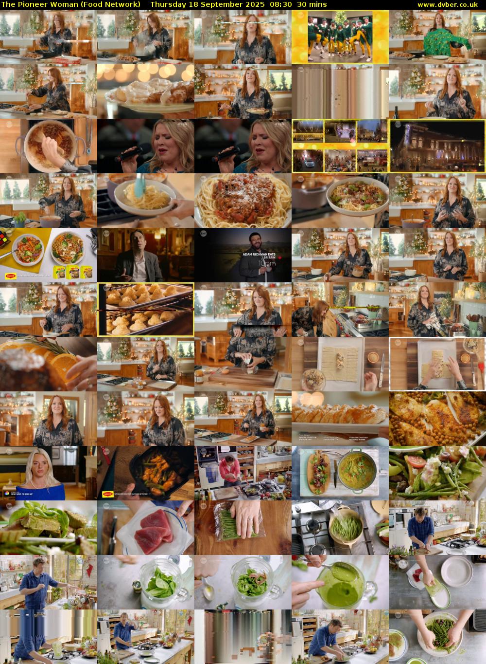 The Pioneer Woman (Food Network) Thursday 18 September 2025 08:30 - 09:00