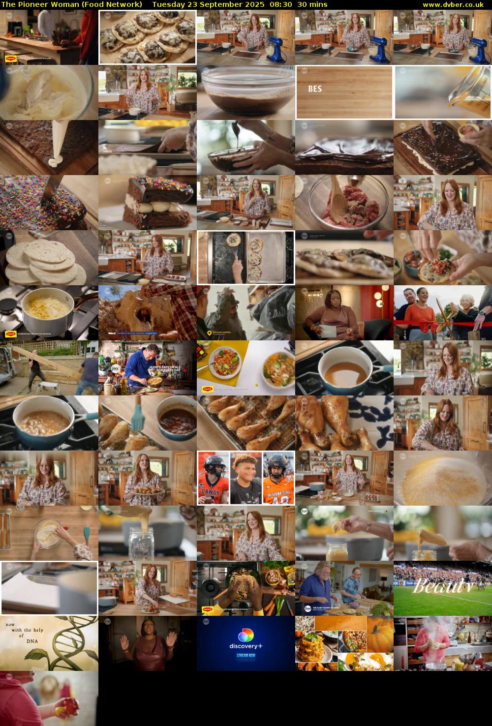 The Pioneer Woman (Food Network) Tuesday 23 September 2025 08:30 - 09:00
