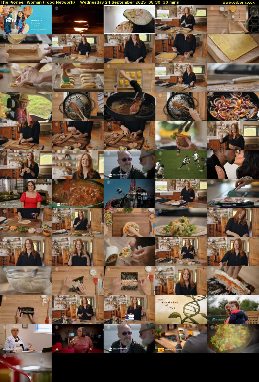 The Pioneer Woman (Food Network) Wednesday 24 September 2025 08:30 - 09:00