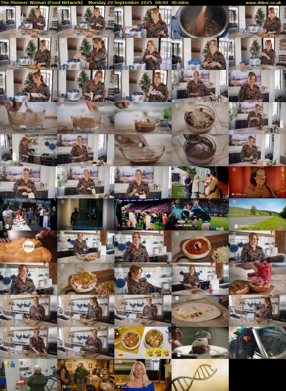 The Pioneer Woman (Food Network) Monday 29 September 2025 08:00 - 08:30