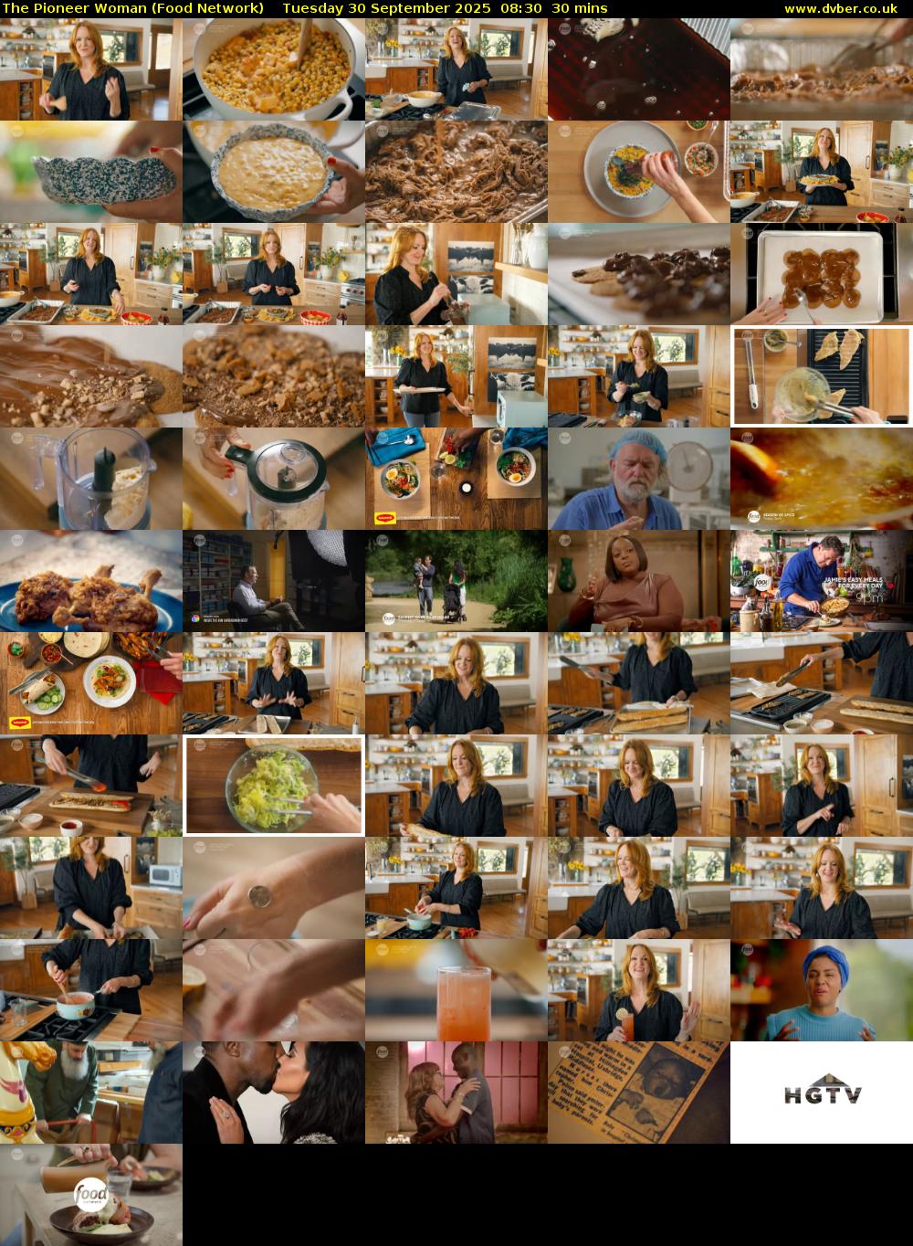 The Pioneer Woman (Food Network) Tuesday 30 September 2025 08:30 - 09:00
