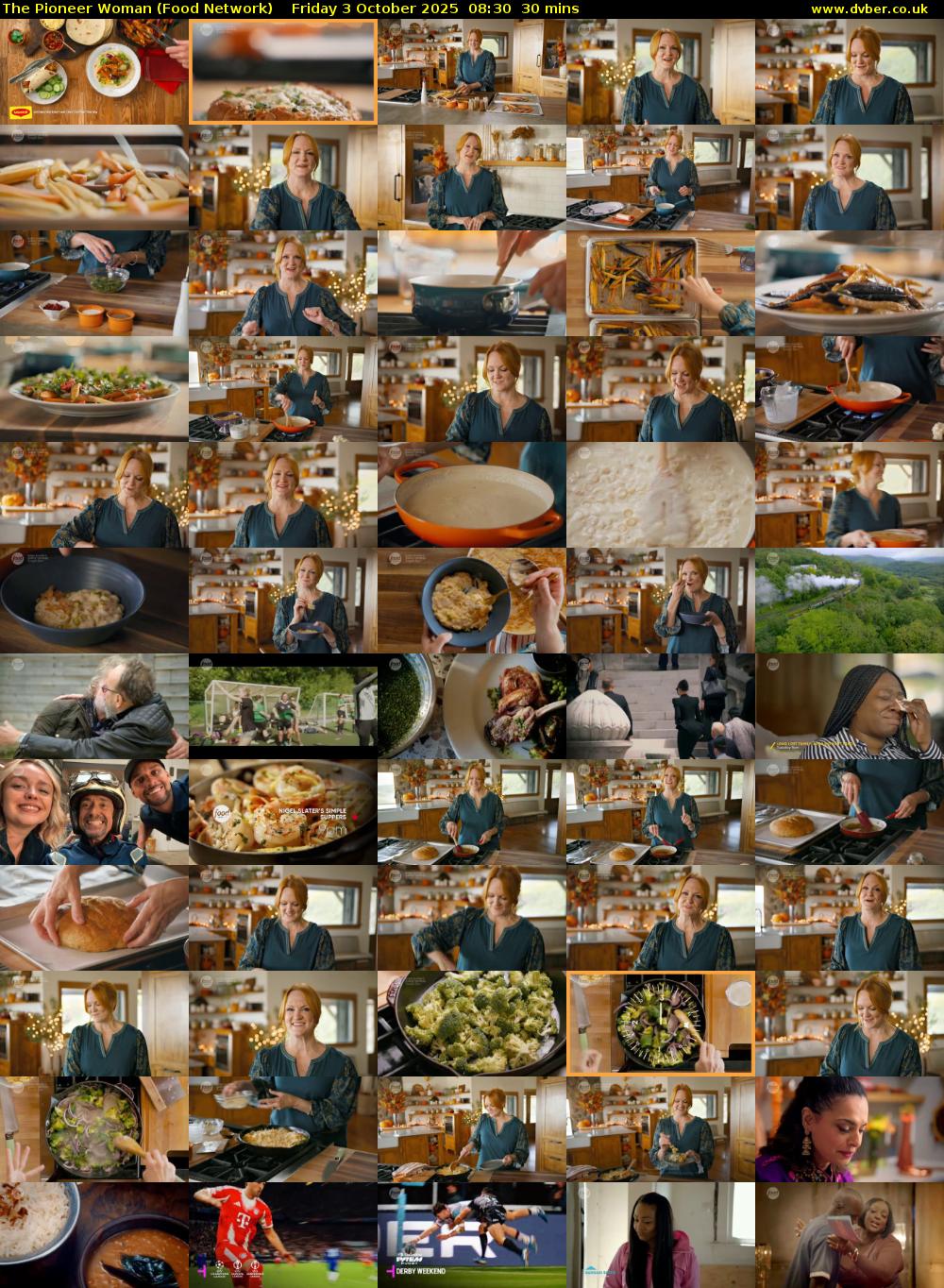 The Pioneer Woman (Food Network) Friday 3 October 2025 08:30 - 09:00