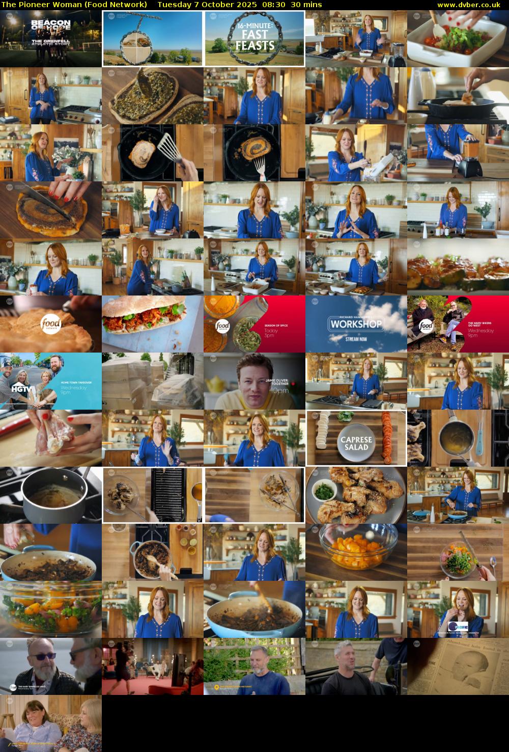 The Pioneer Woman (Food Network) Tuesday 7 October 2025 08:30 - 09:00