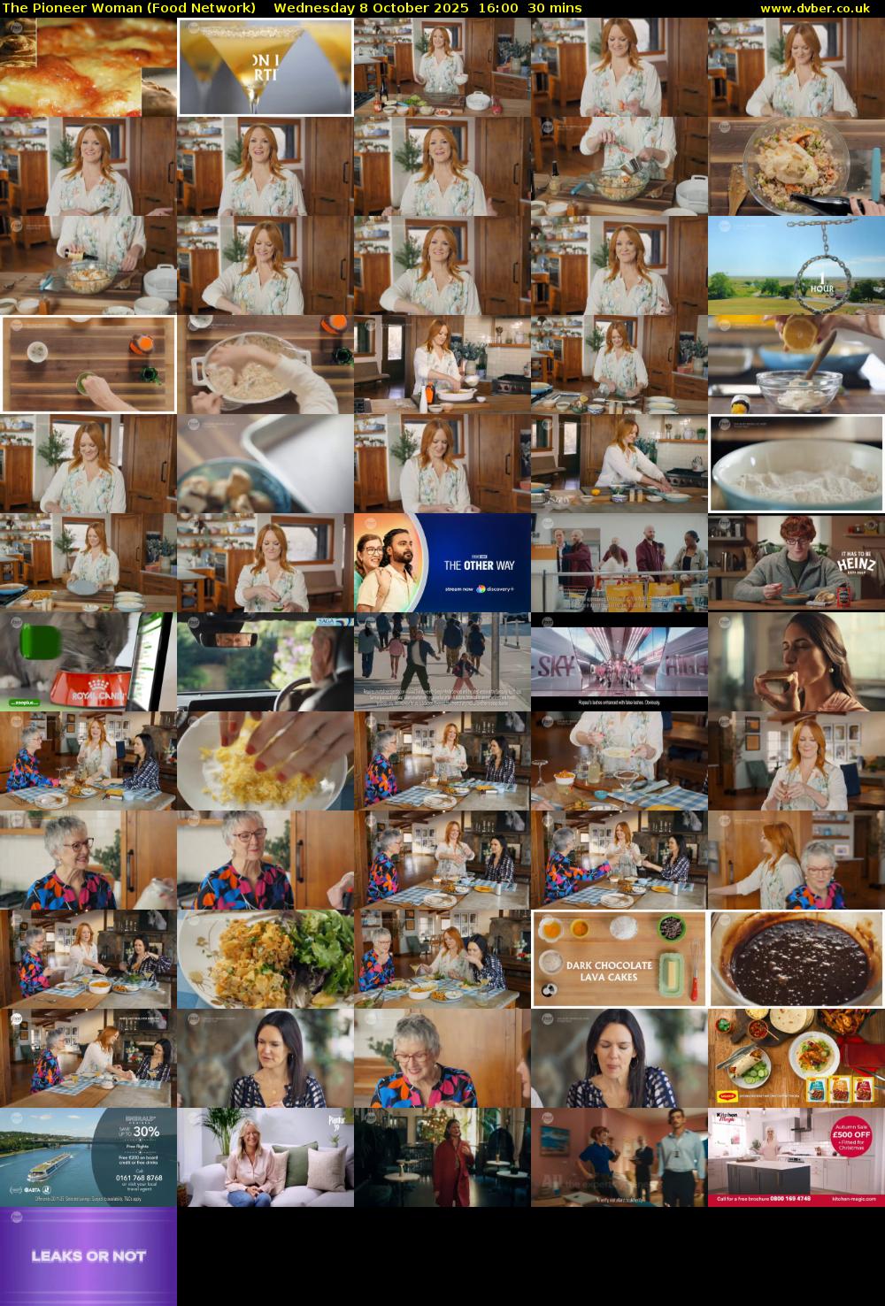 The Pioneer Woman (Food Network) Wednesday 8 October 2025 16:00 - 16:30