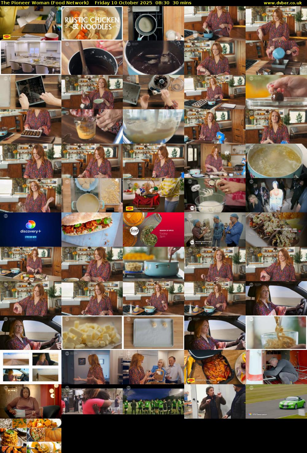 The Pioneer Woman (Food Network) Friday 10 October 2025 08:30 - 09:00
