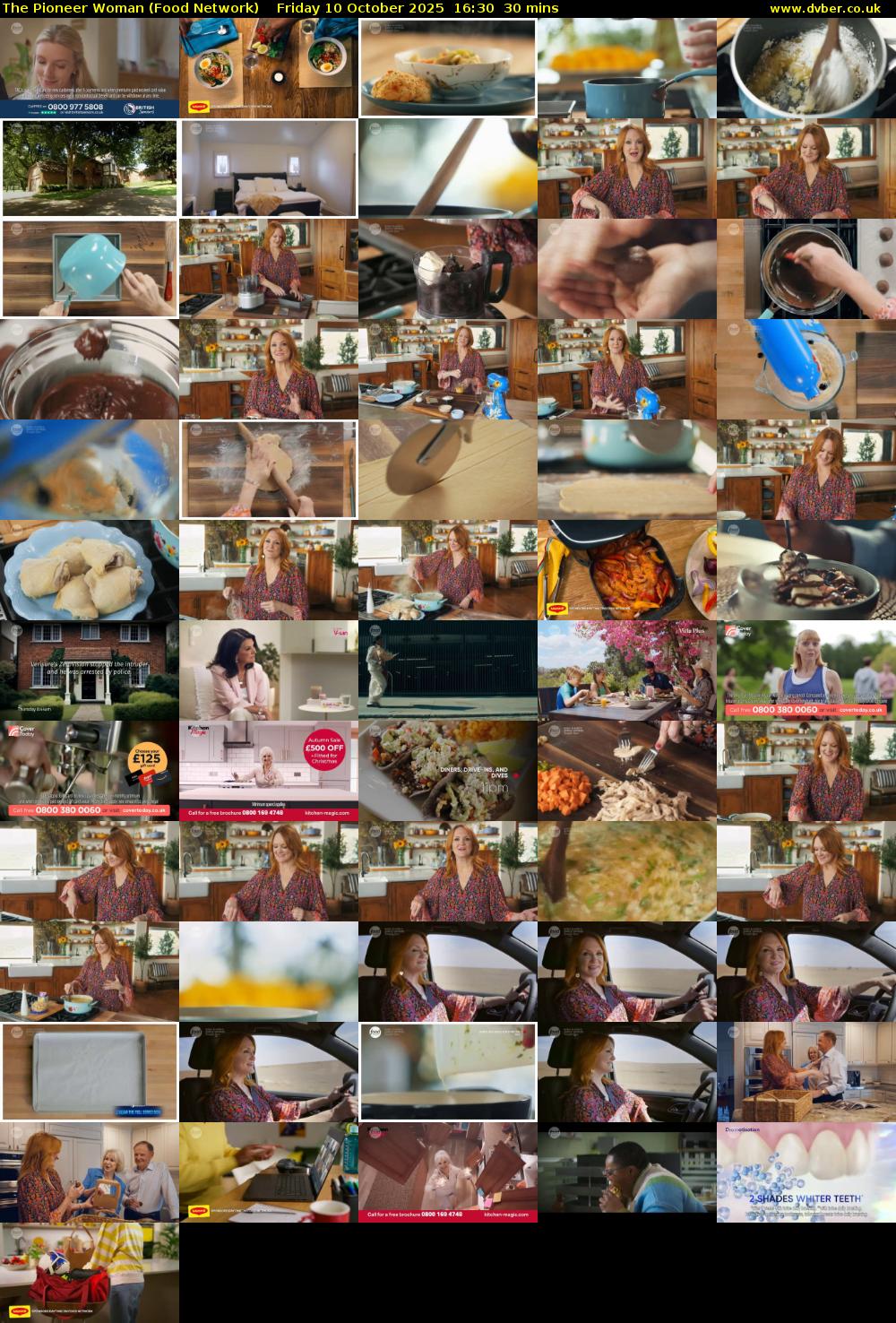 The Pioneer Woman (Food Network) Friday 10 October 2025 16:30 - 17:00
