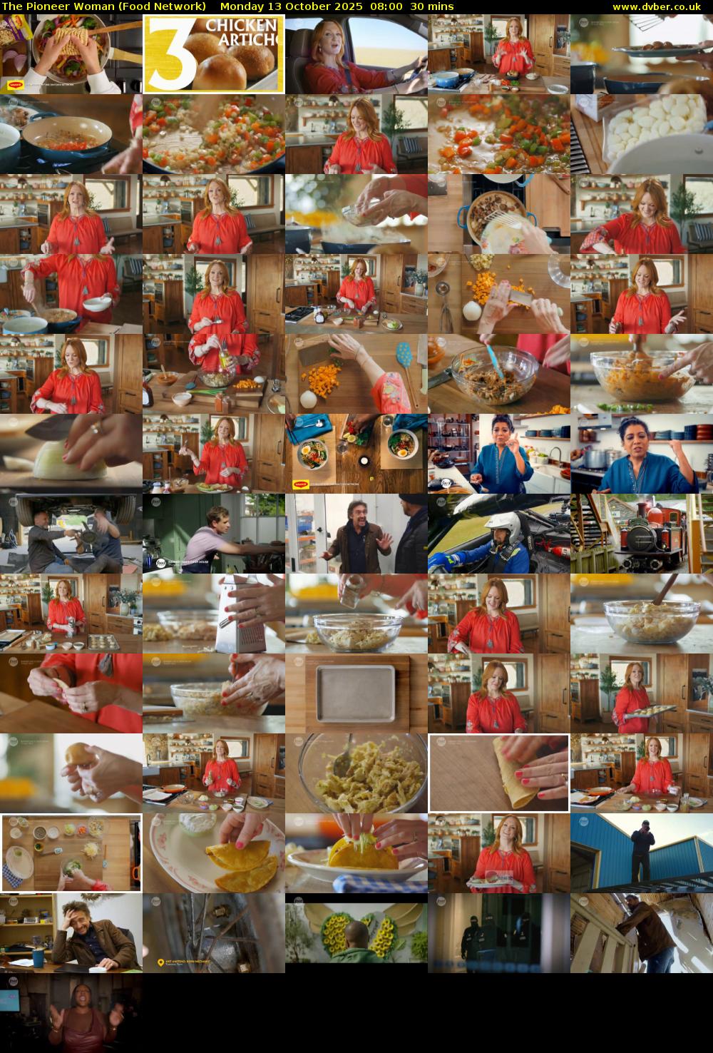 The Pioneer Woman (Food Network) Monday 13 October 2025 08:00 - 08:30