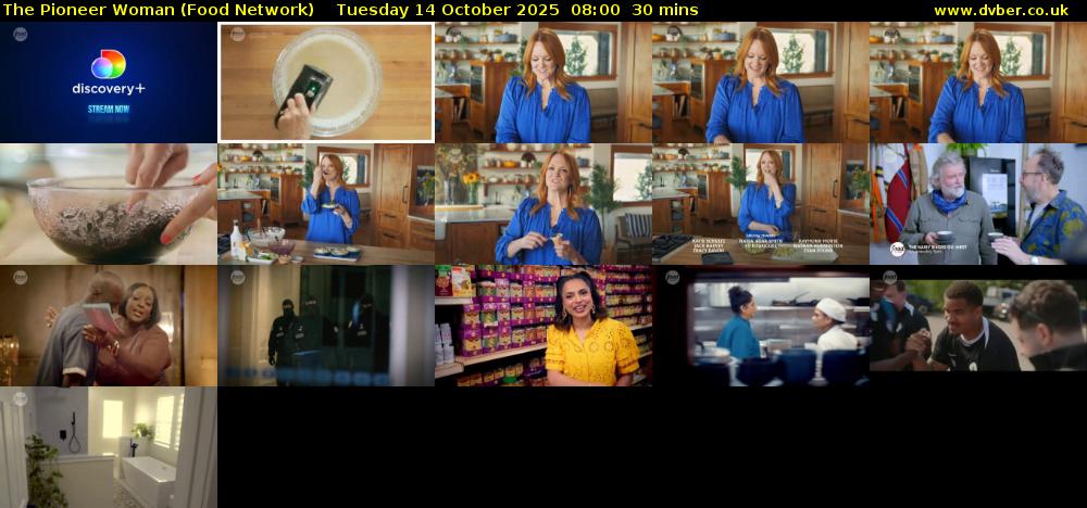 The Pioneer Woman (Food Network) Tuesday 14 October 2025 08:00 - 08:30
