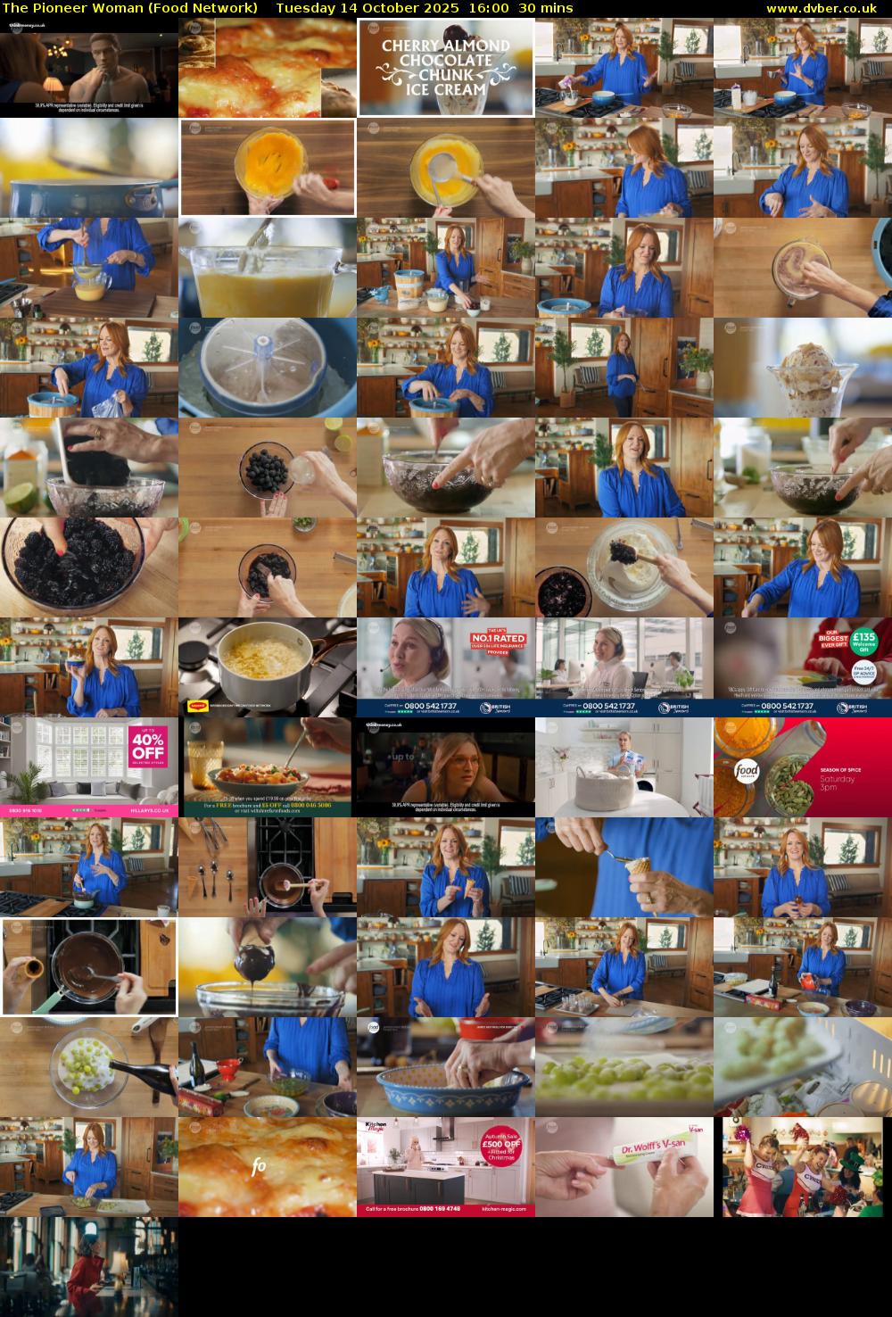 The Pioneer Woman (Food Network) Tuesday 14 October 2025 16:00 - 16:30