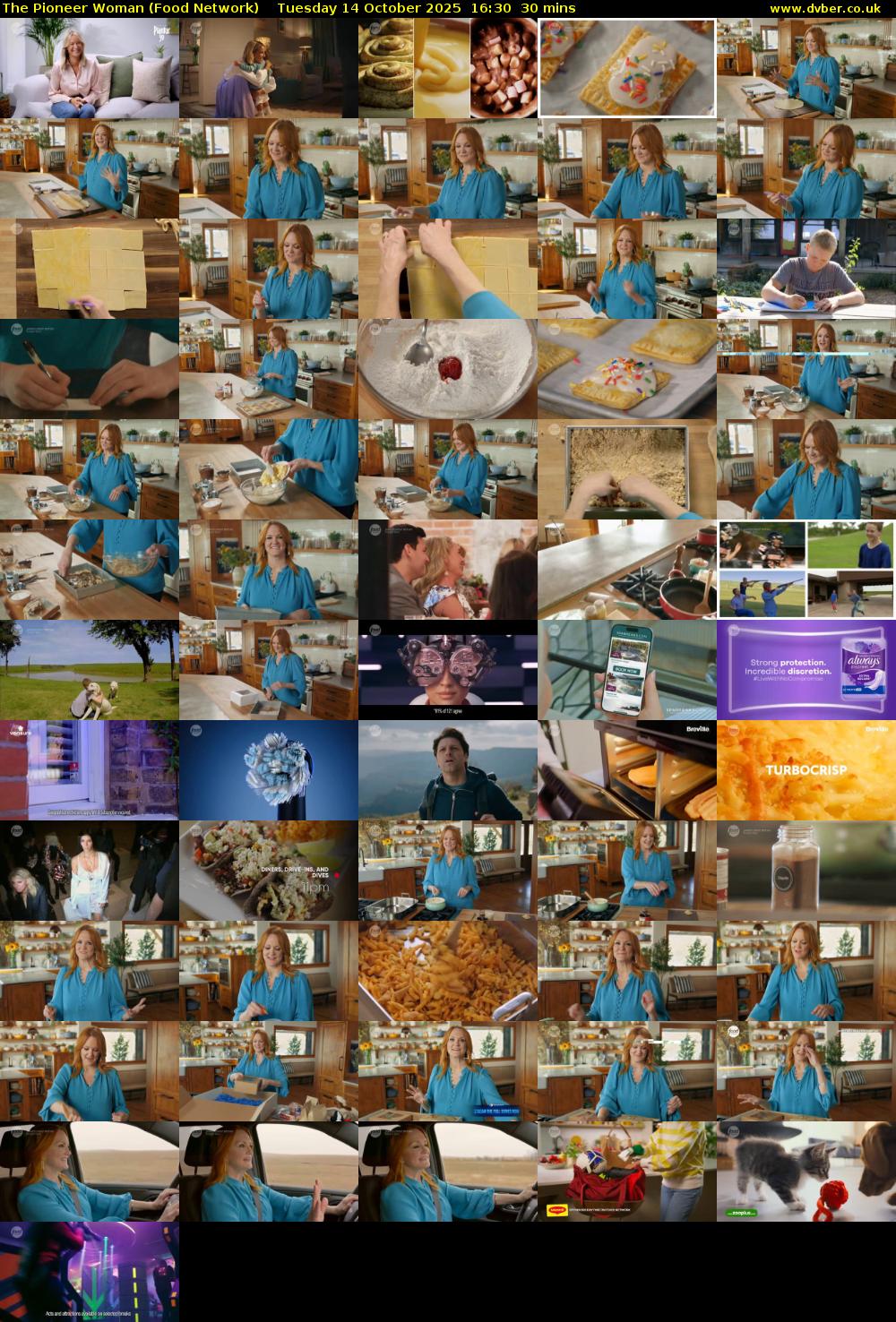 The Pioneer Woman (Food Network) Tuesday 14 October 2025 16:30 - 17:00