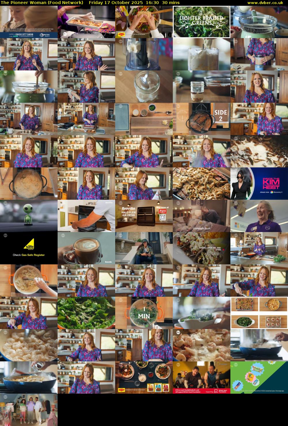 The Pioneer Woman (Food Network) Friday 17 October 2025 16:30 - 17:00