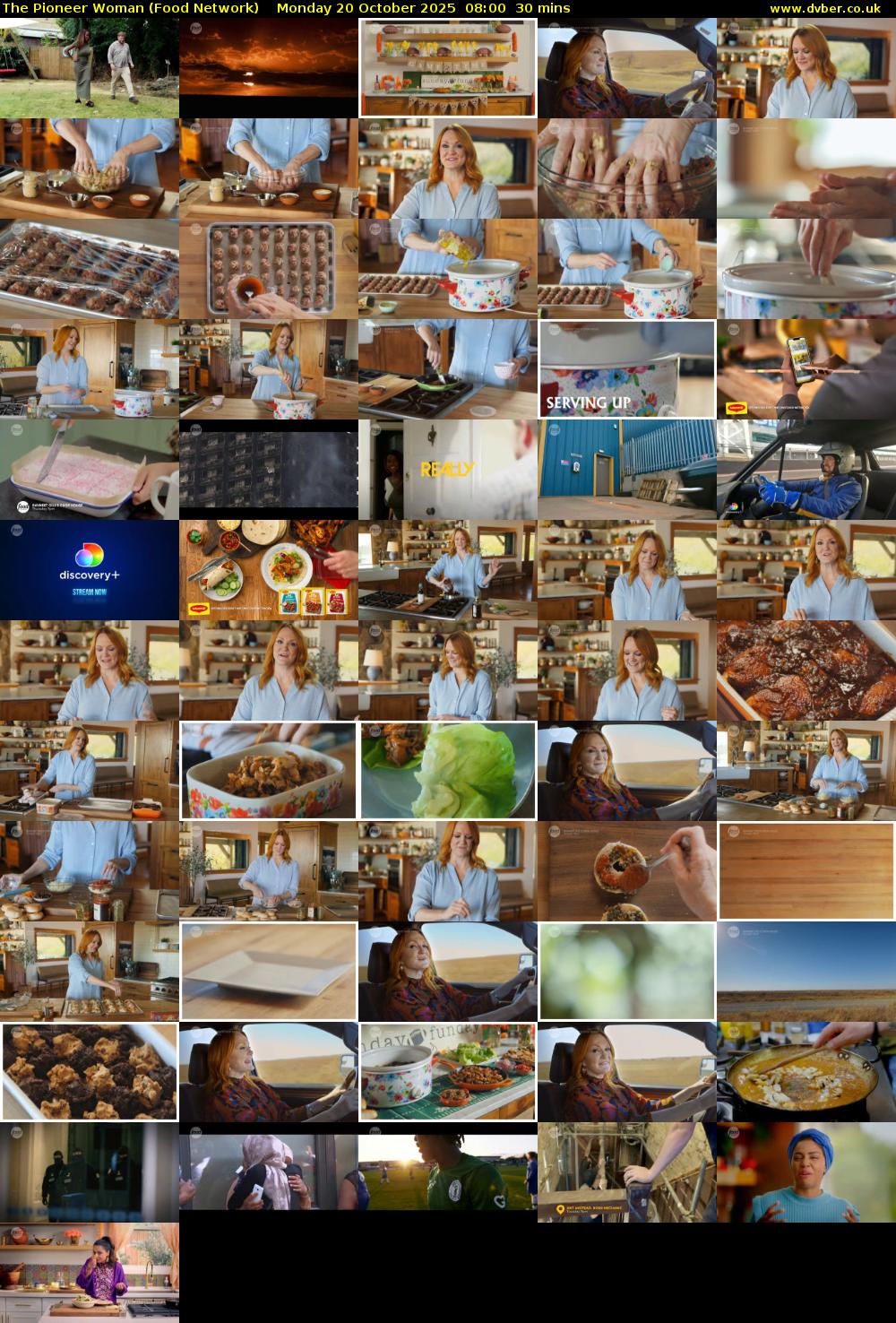 The Pioneer Woman (Food Network) Monday 20 October 2025 08:00 - 08:30