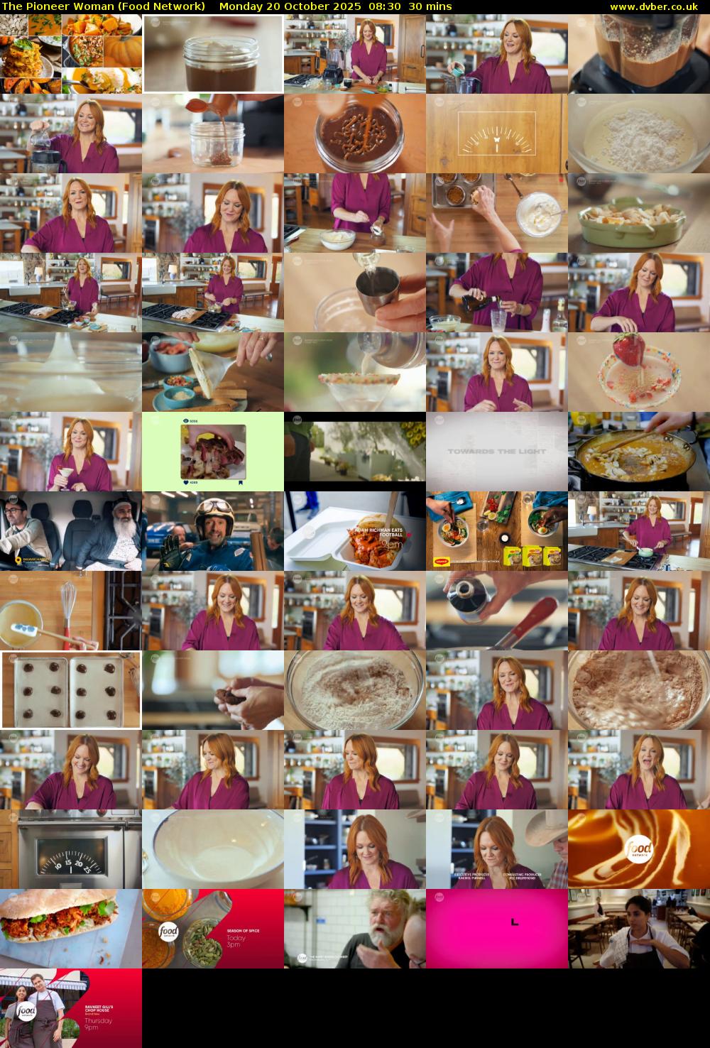 The Pioneer Woman (Food Network) Monday 20 October 2025 08:30 - 09:00
