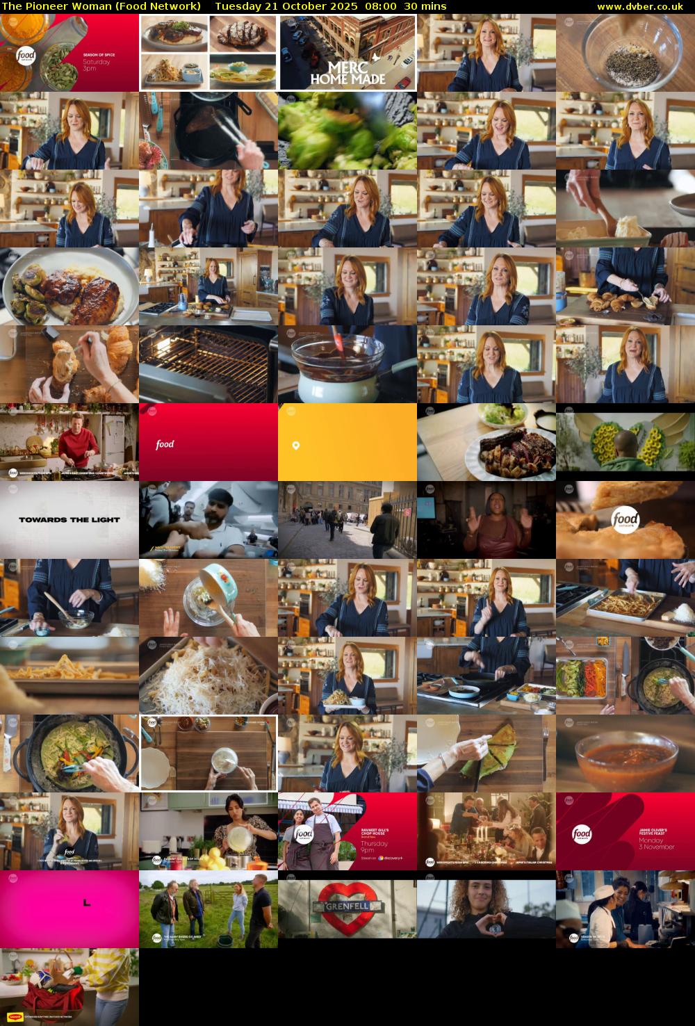 The Pioneer Woman (Food Network) Tuesday 21 October 2025 08:00 - 08:30