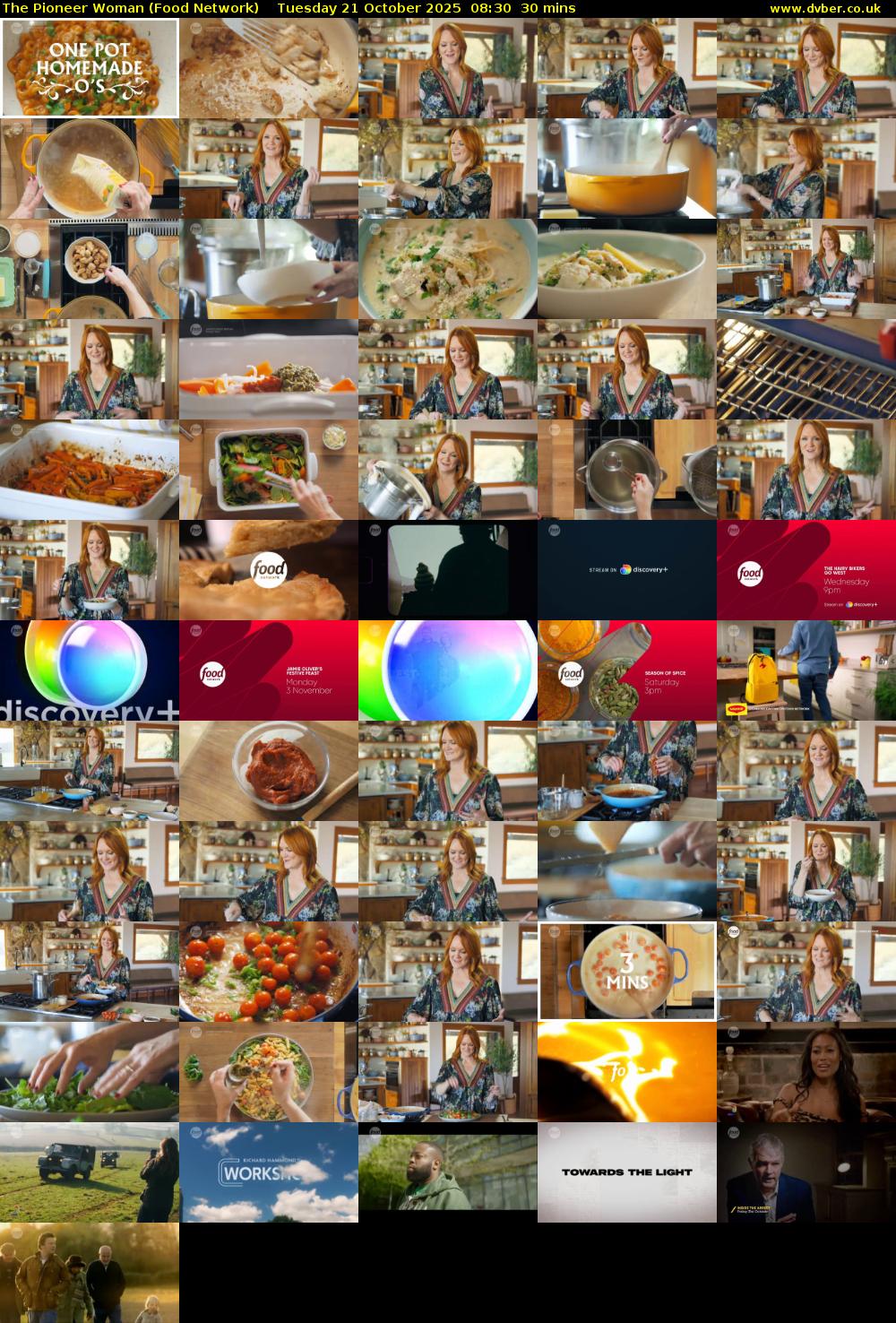 The Pioneer Woman (Food Network) Tuesday 21 October 2025 08:30 - 09:00