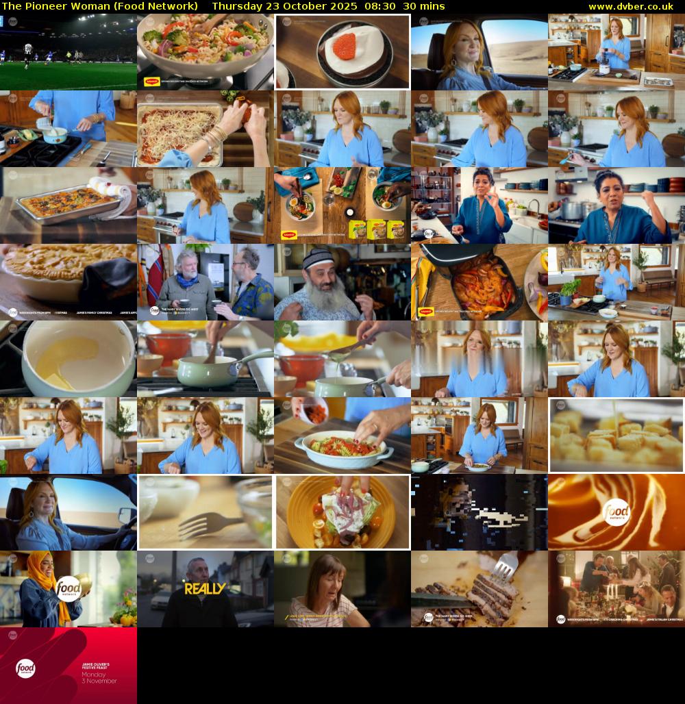 The Pioneer Woman (Food Network) Thursday 23 October 2025 08:30 - 09:00