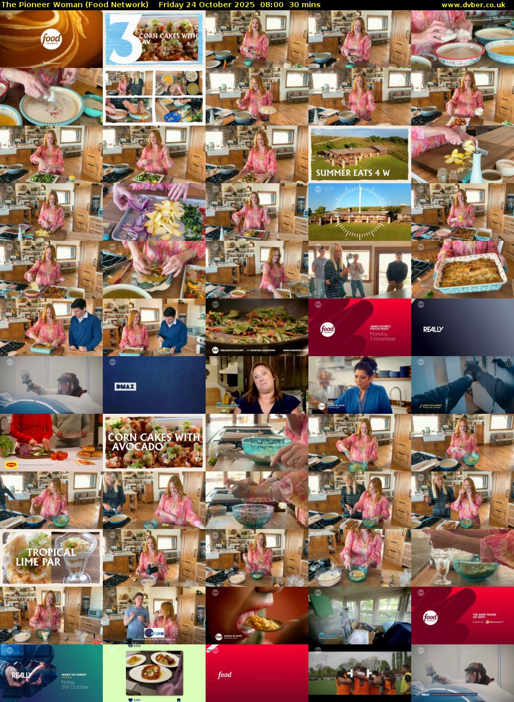 The Pioneer Woman (Food Network) Friday 24 October 2025 08:00 - 08:30