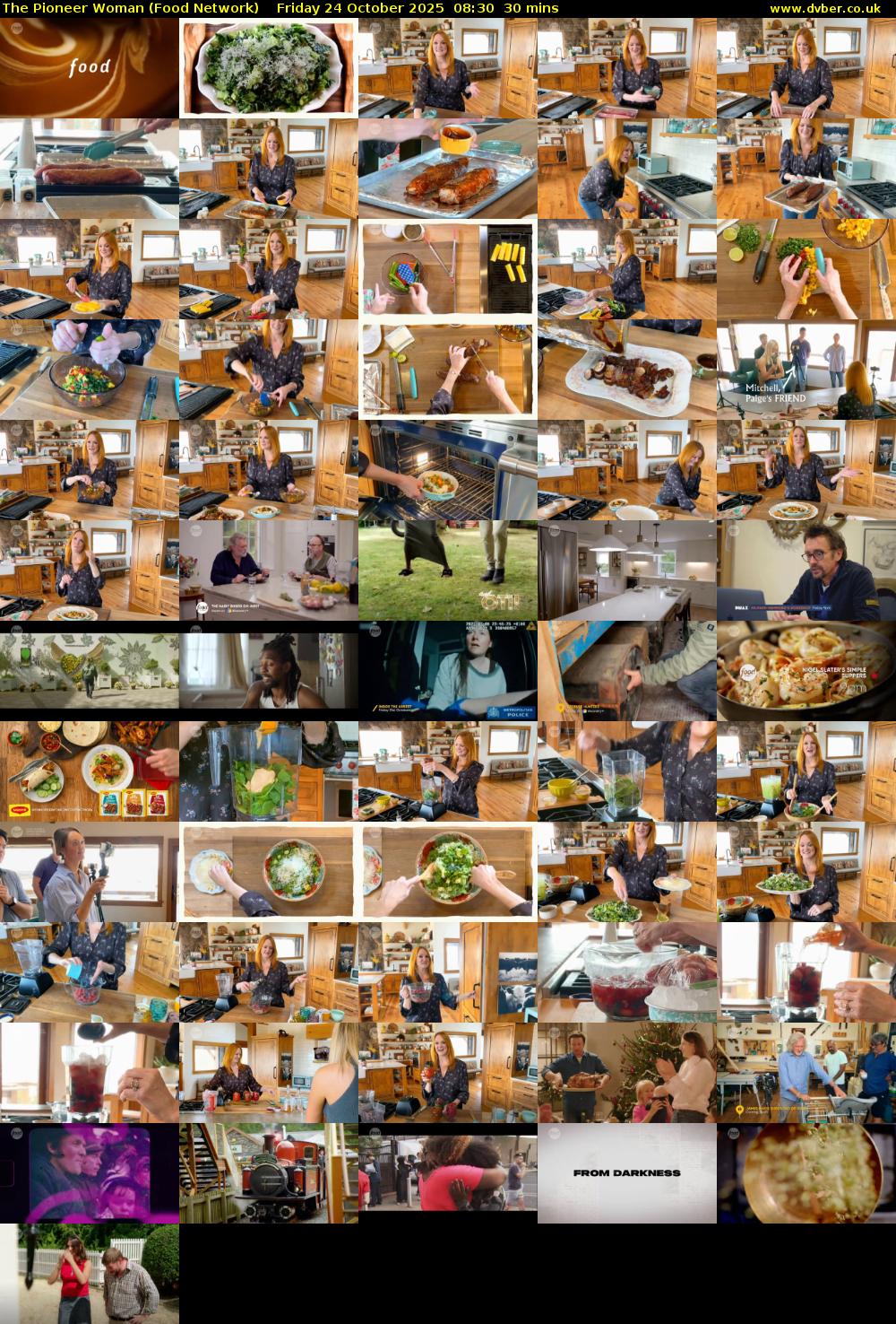 The Pioneer Woman (Food Network) Friday 24 October 2025 08:30 - 09:00