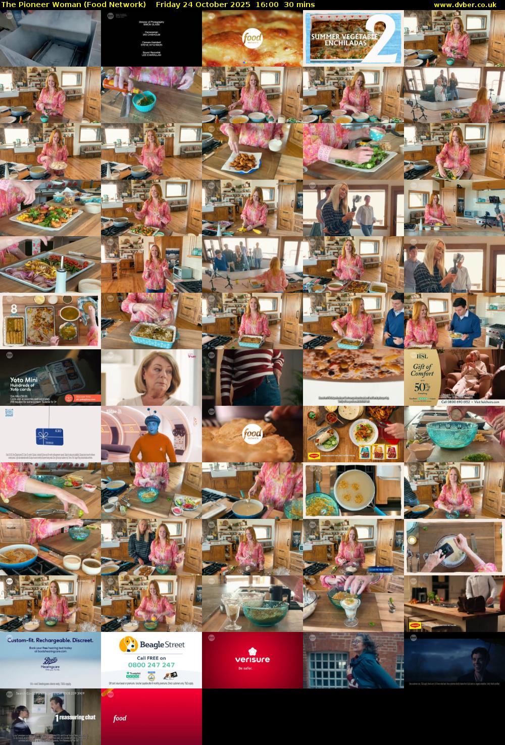 The Pioneer Woman (Food Network) Friday 24 October 2025 16:00 - 16:30