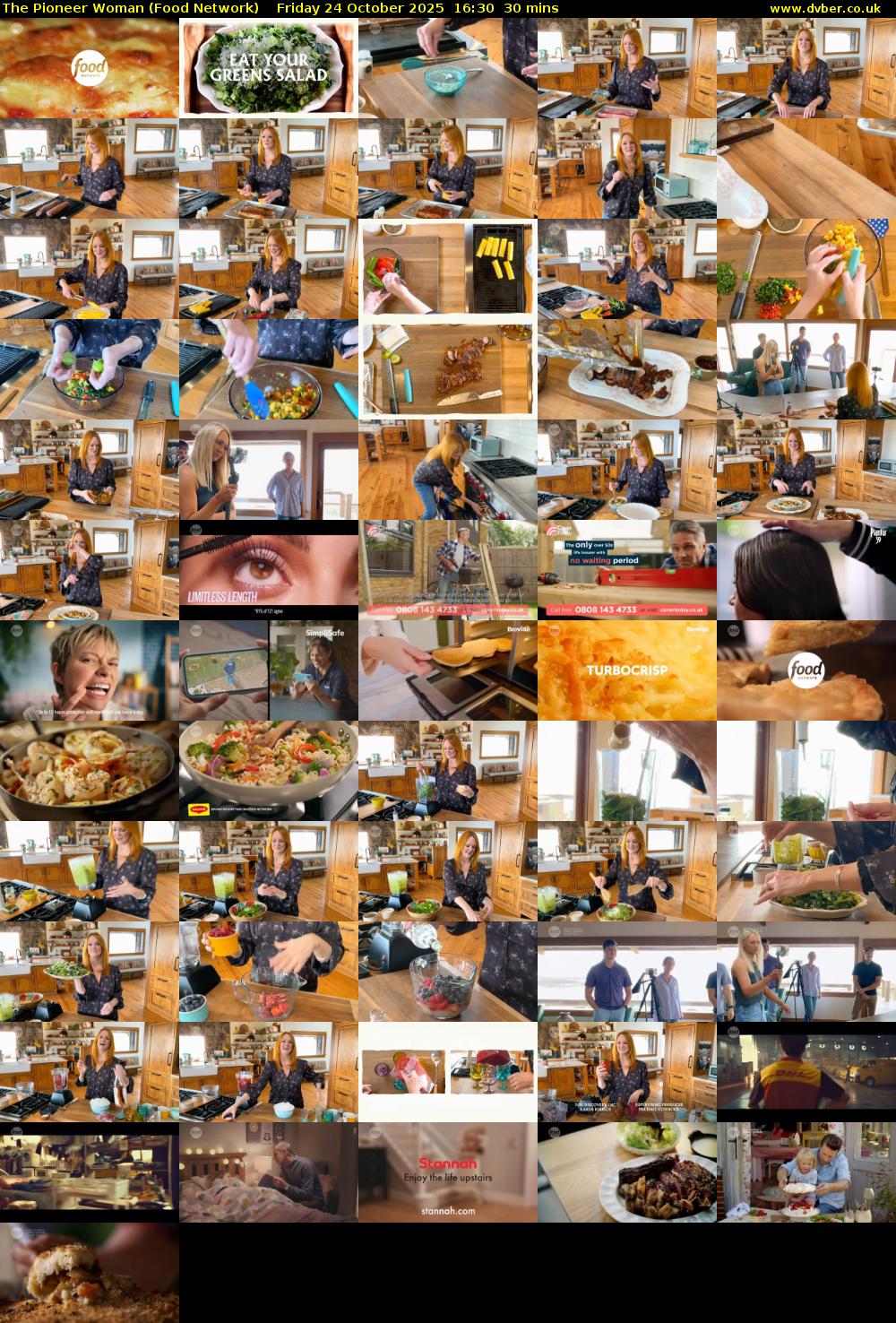 The Pioneer Woman (Food Network) Friday 24 October 2025 16:30 - 17:00