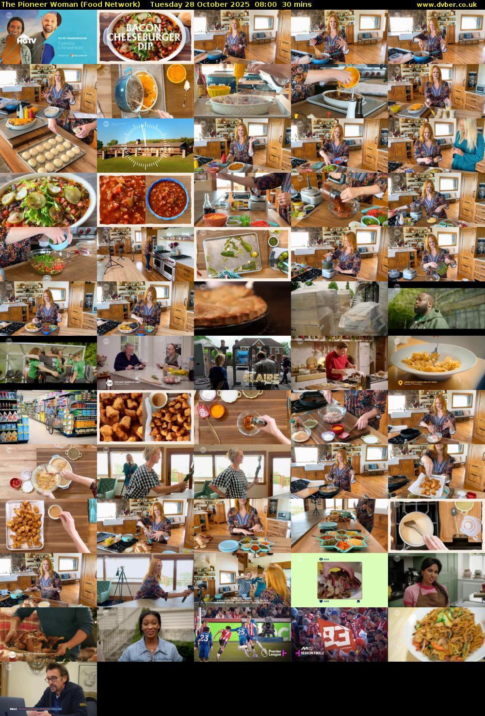 The Pioneer Woman (Food Network) Tuesday 28 October 2025 08:00 - 08:30