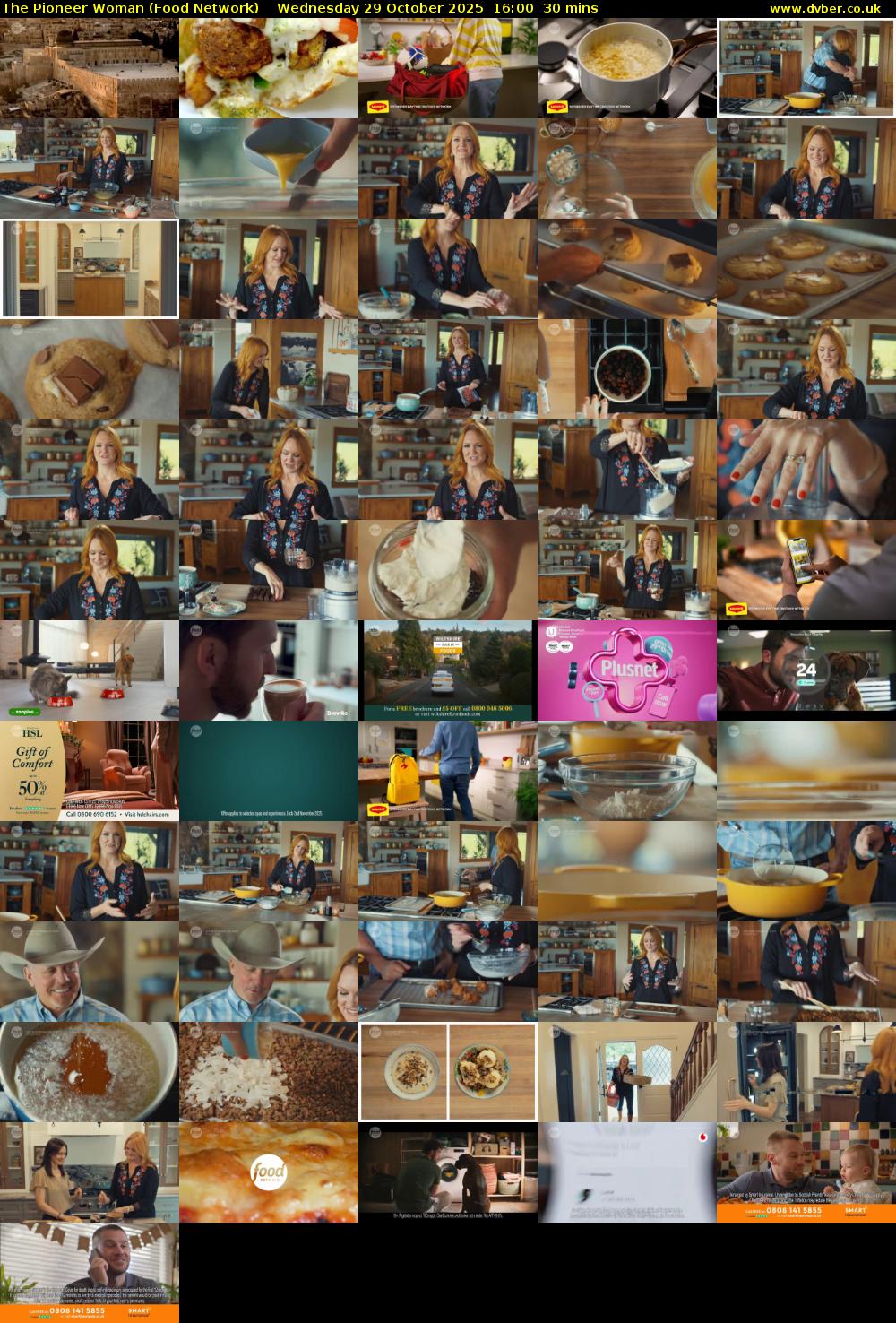 The Pioneer Woman (Food Network) Wednesday 29 October 2025 16:00 - 16:30