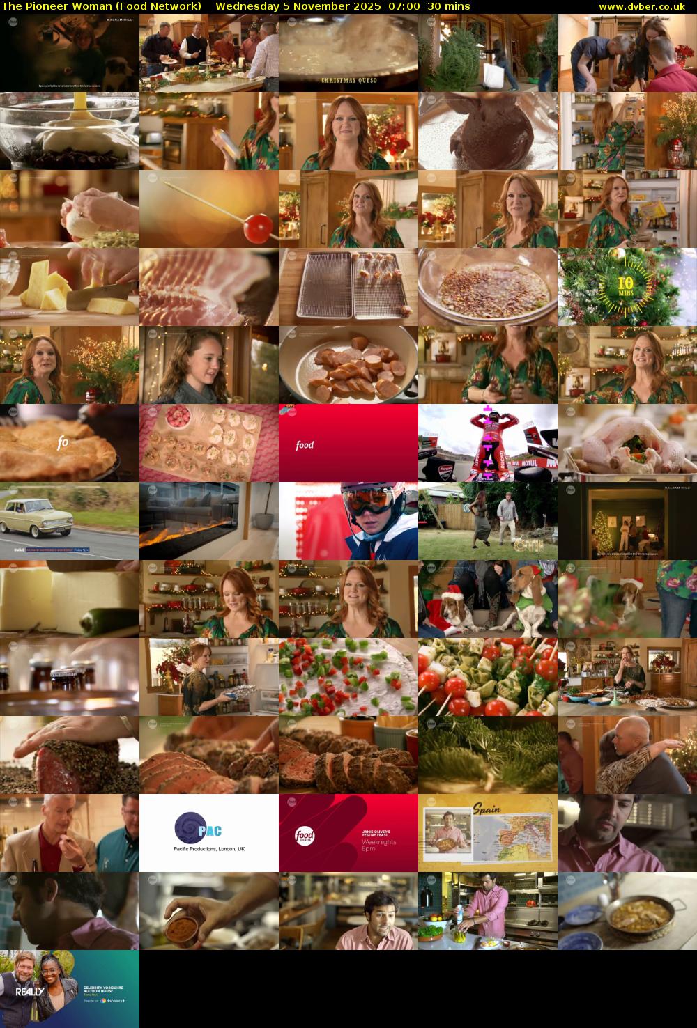 The Pioneer Woman (Food Network) Wednesday 5 November 2025 07:00 - 07:30