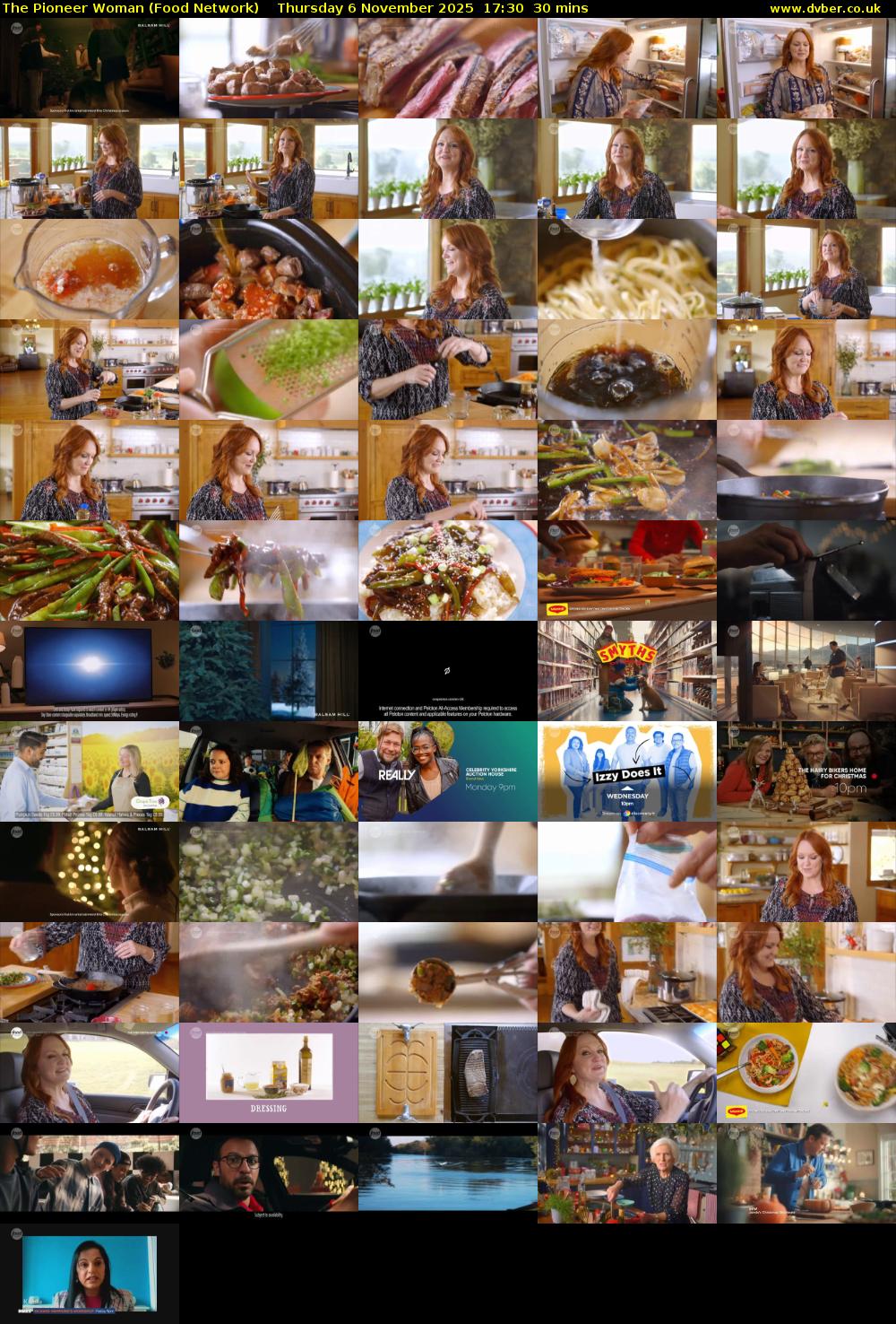 The Pioneer Woman (Food Network) Thursday 6 November 2025 17:30 - 18:00