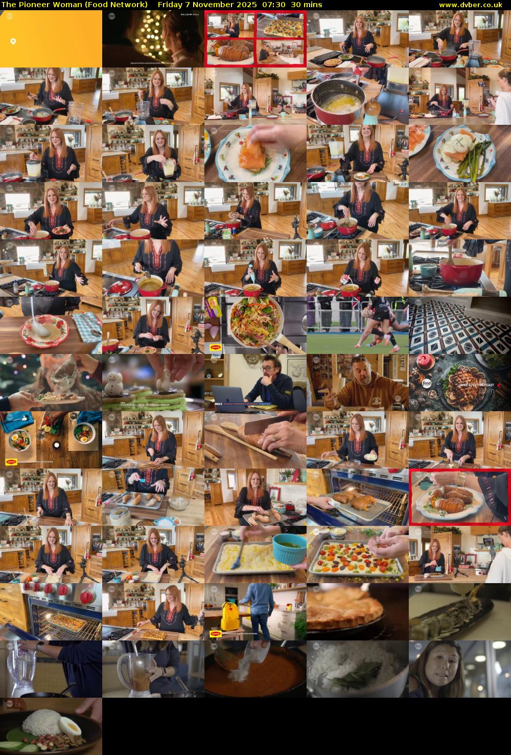 The Pioneer Woman (Food Network) Friday 7 November 2025 07:30 - 08:00