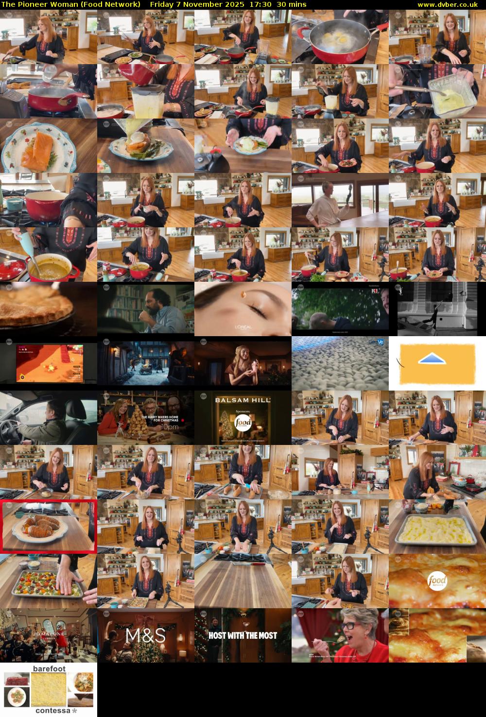 The Pioneer Woman (Food Network) Friday 7 November 2025 17:30 - 18:00