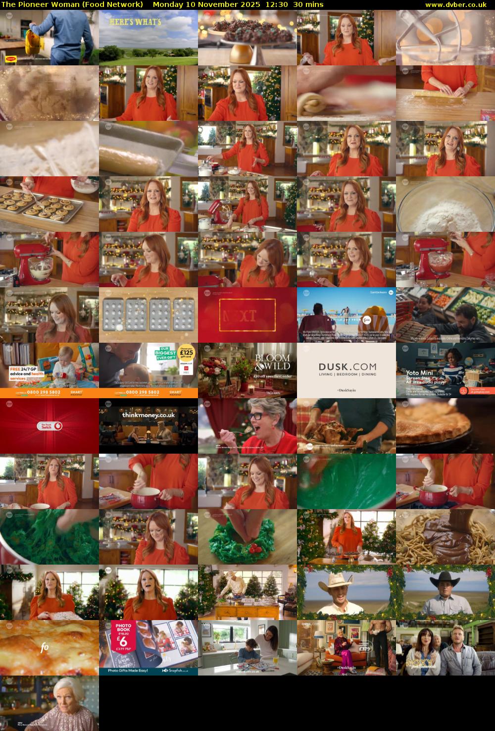 The Pioneer Woman (Food Network) Monday 10 November 2025 12:30 - 13:00