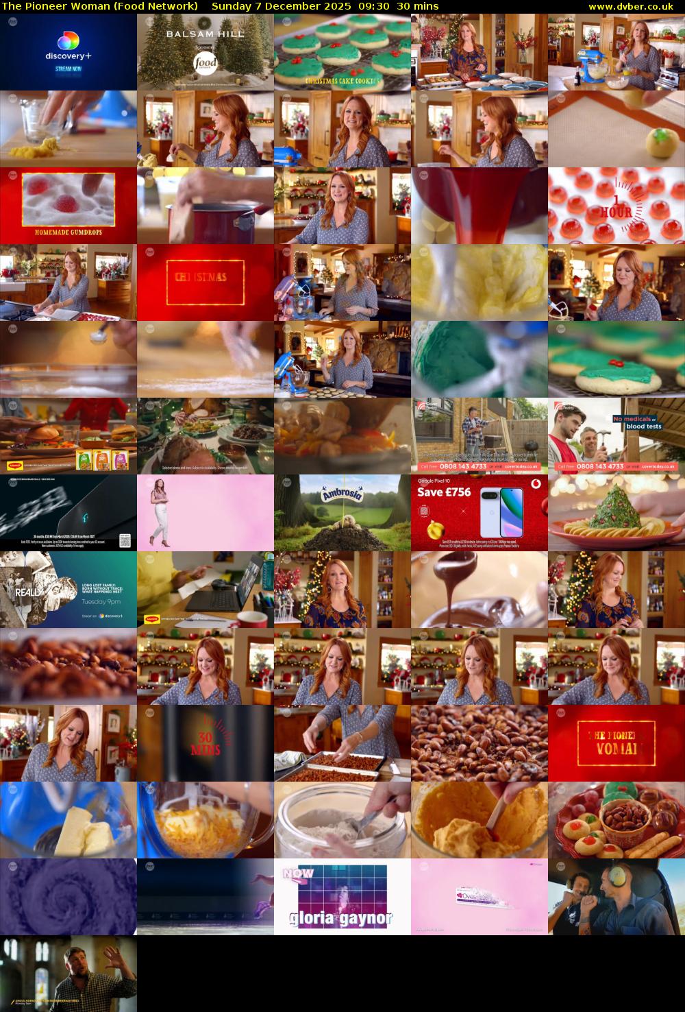 The Pioneer Woman (Food Network) Sunday 7 December 2025 09:30 - 10:00