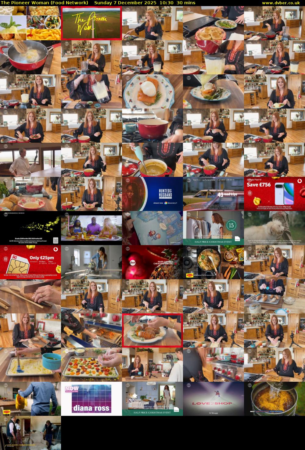 The Pioneer Woman (Food Network) Sunday 7 December 2025 10:30 - 11:00