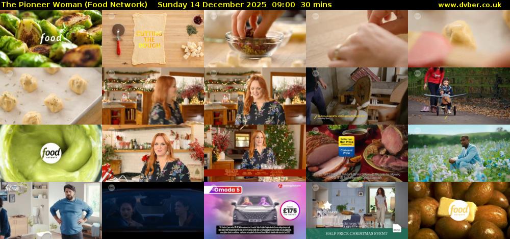 The Pioneer Woman (Food Network) Sunday 14 December 2025 09:00 - 09:30