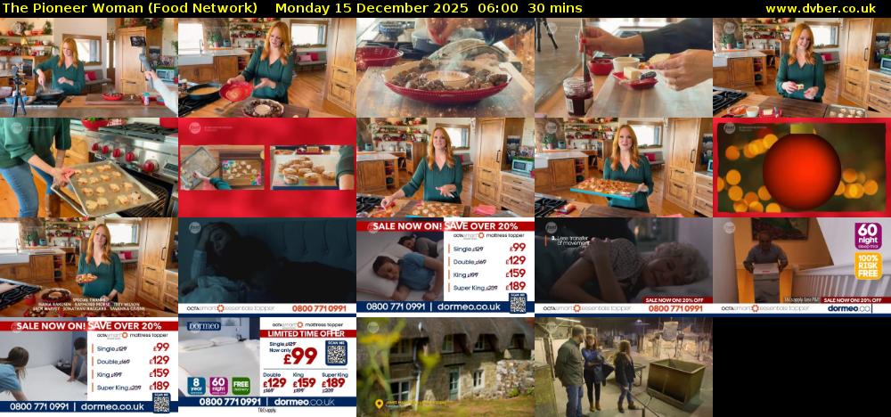 The Pioneer Woman (Food Network) Monday 15 December 2025 06:00 - 06:30