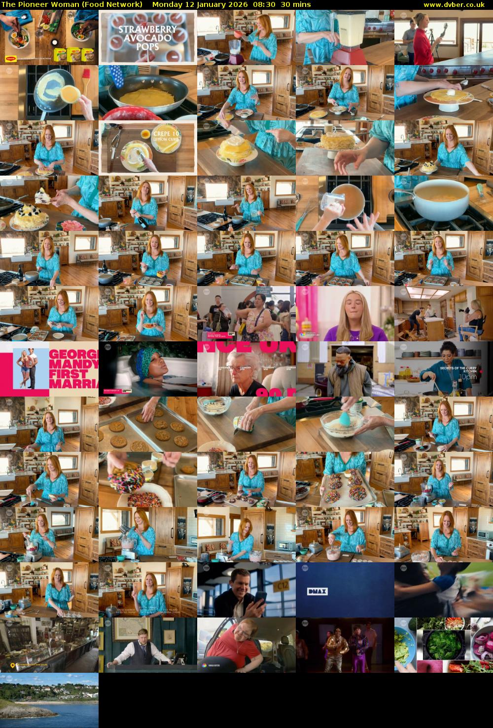 The Pioneer Woman (Food Network) Monday 12 January 2026 08:30 - 09:00
