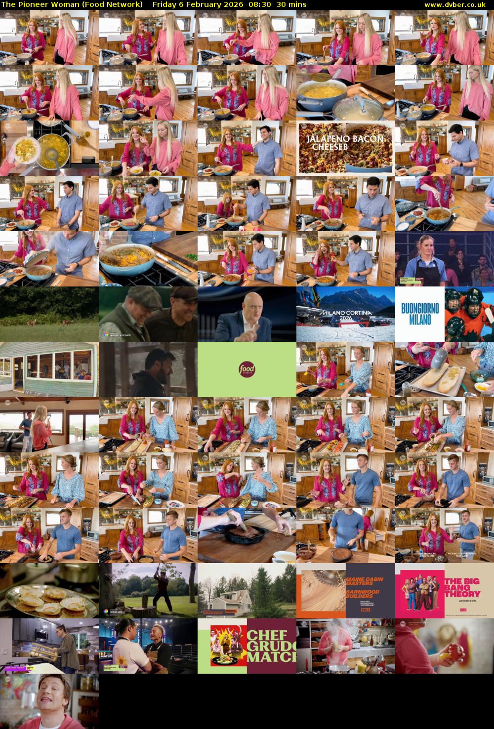 The Pioneer Woman (Food Network) Friday 6 February 2026 08:30 - 09:00