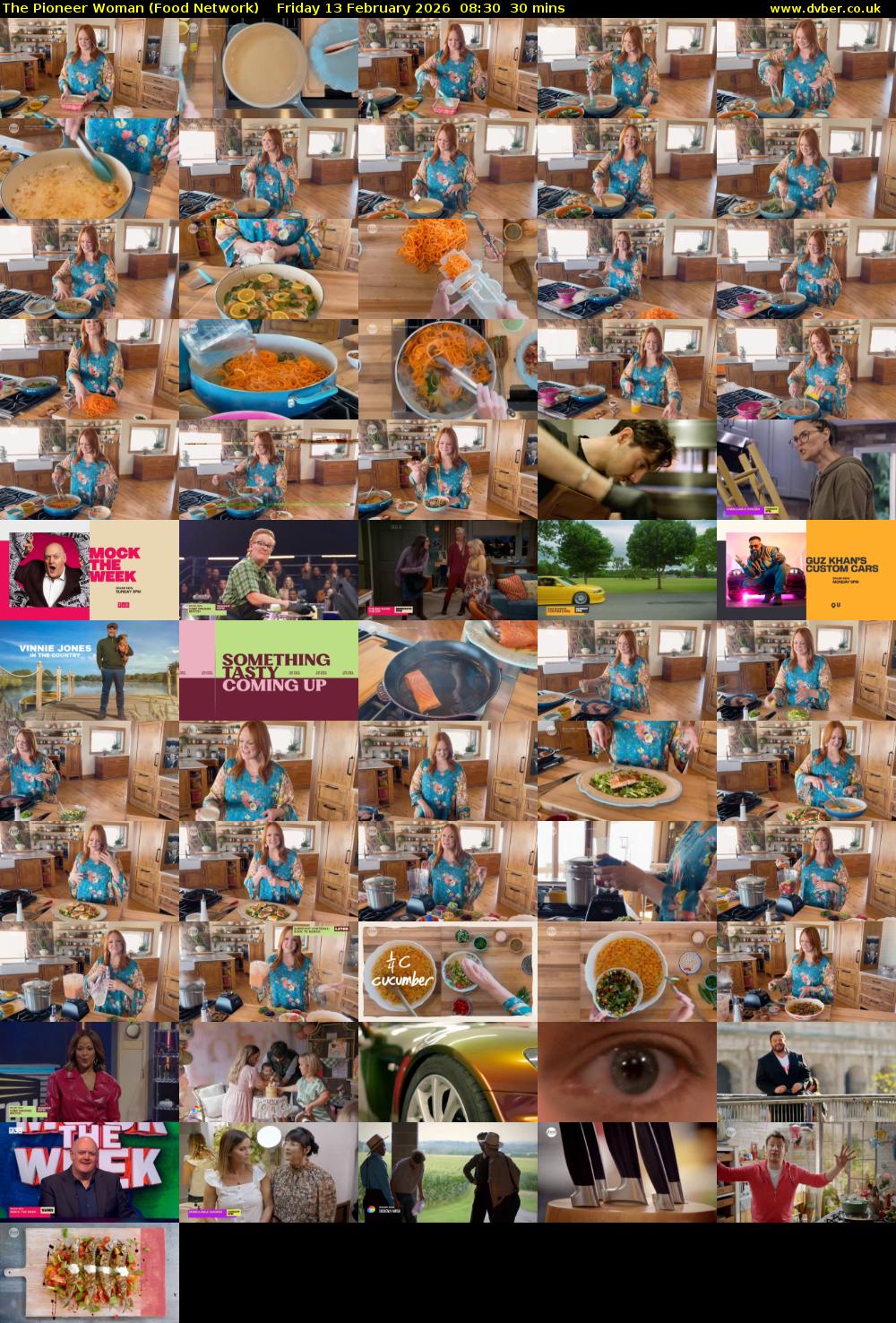 The Pioneer Woman (Food Network) Friday 13 February 2026 08:30 - 09:00