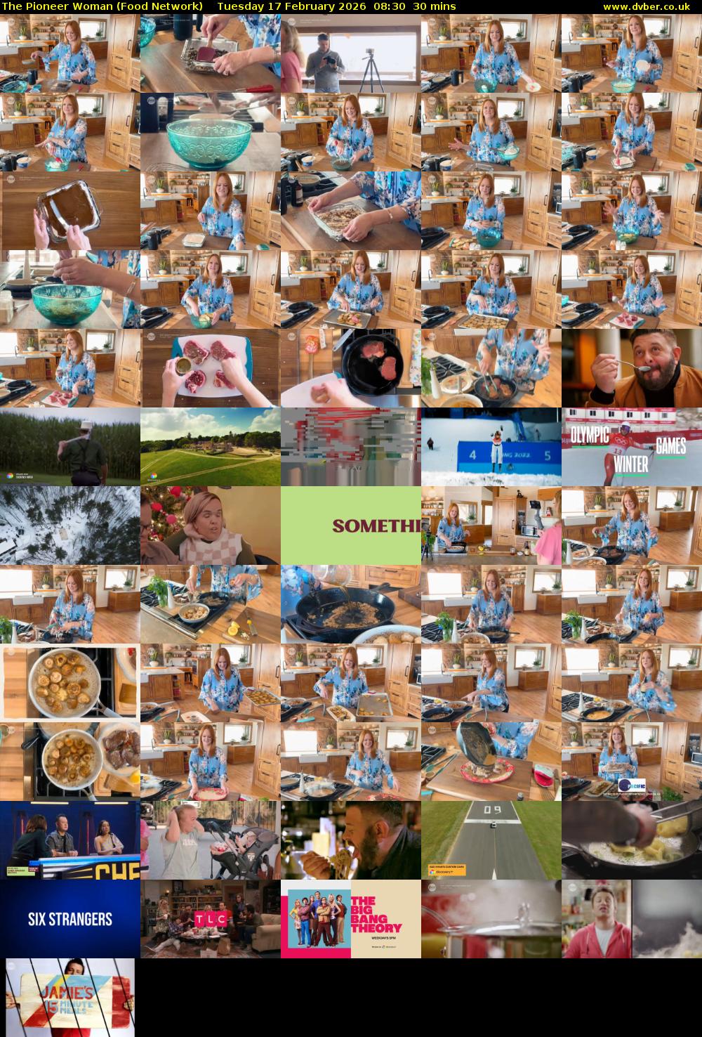 The Pioneer Woman (Food Network) Tuesday 17 February 2026 08:30 - 09:00