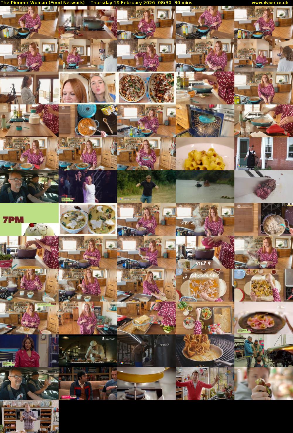 The Pioneer Woman (Food Network) Thursday 19 February 2026 08:30 - 09:00