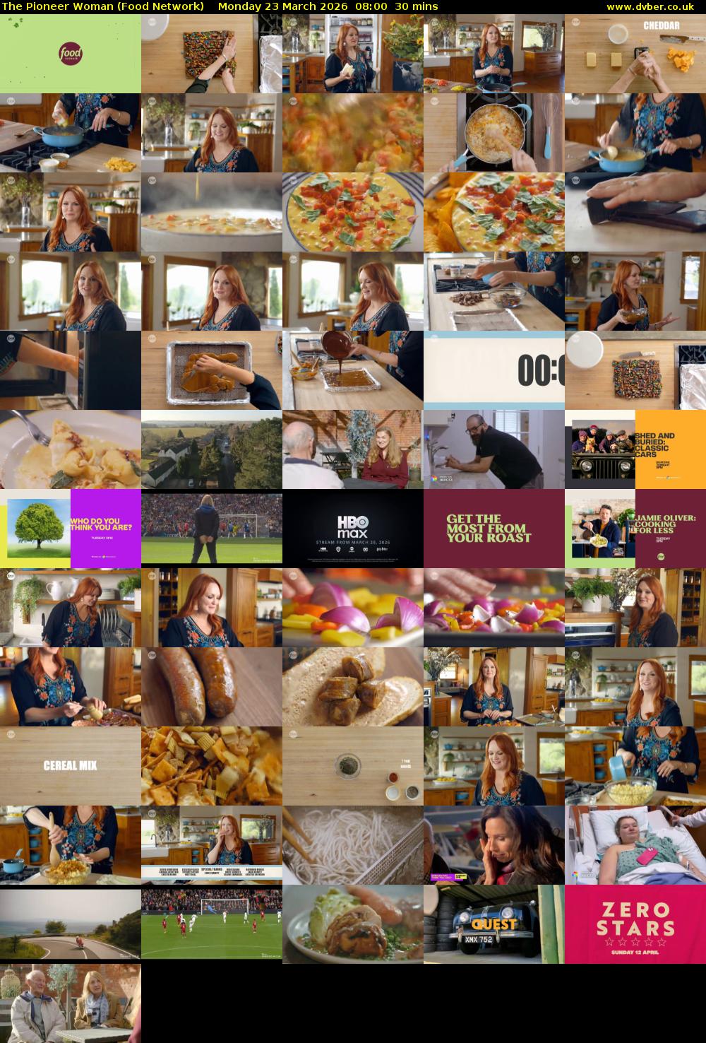 The Pioneer Woman (Food Network) Monday 23 March 2026 08:00 - 08:30