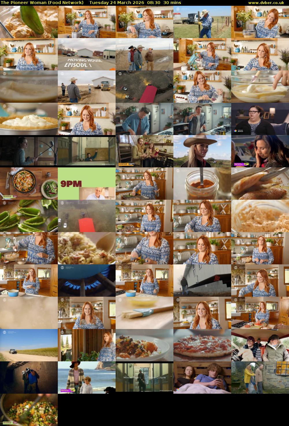 The Pioneer Woman (Food Network) Tuesday 24 March 2026 08:30 - 09:00