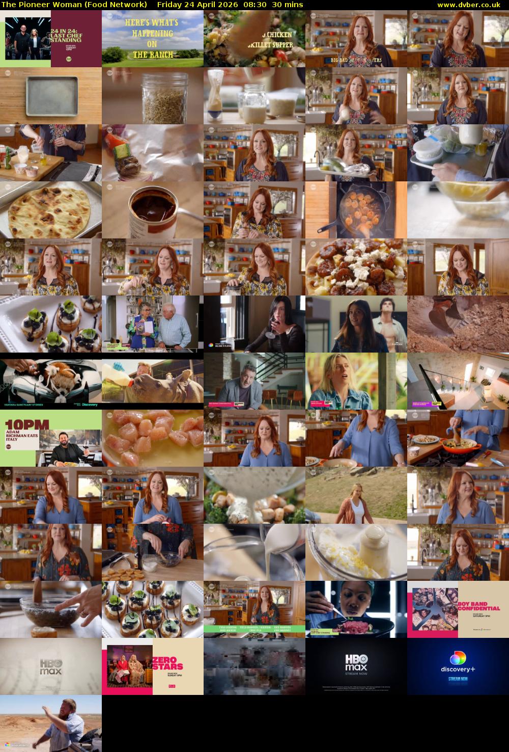 The Pioneer Woman (Food Network) Friday 24 April 2026 08:30 - 09:00