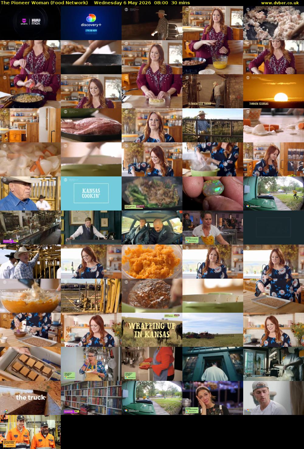 The Pioneer Woman (Food Network) Wednesday 6 May 2026 08:00 - 08:30