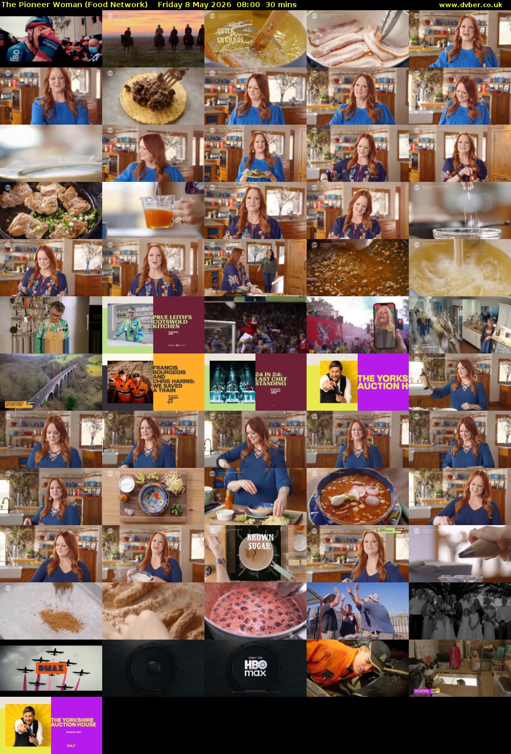 The Pioneer Woman (Food Network) Friday 8 May 2026 08:00 - 08:30